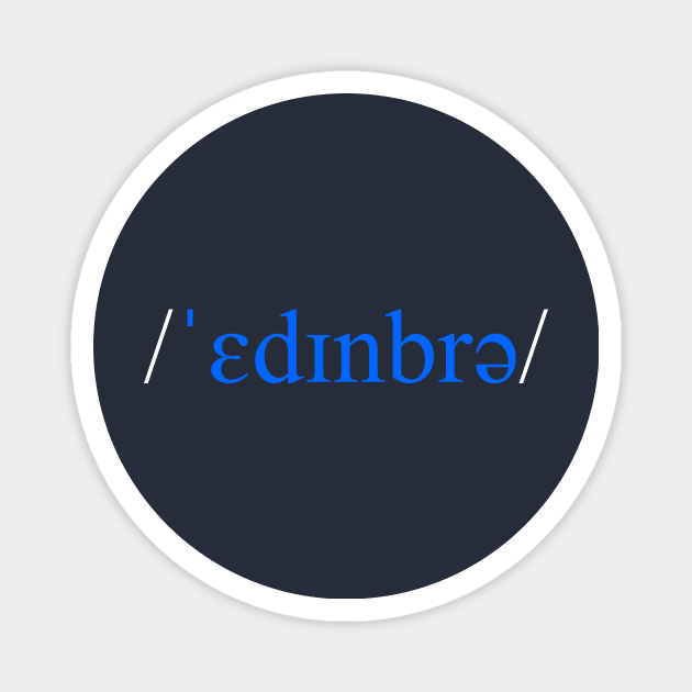 Edinburgh phonetics Magnet by bumblethebee